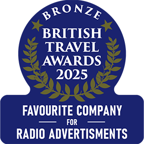 Bronze British Travel Awards 2025 Favourite Company for Radio Advertisements